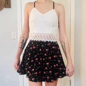 Floral Romper Dress - Size Small - New With Tags